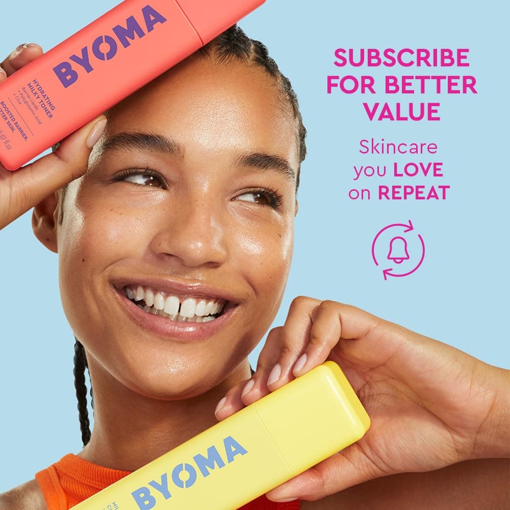 Sérum Éclat Phyto-Mucin BYOMA - Sérum Visage Mucin pour Peau en Verre - Repulpe, Prépare + Hydrate - Base de Maquillage Parfaite - Renforce la Barrière Cutanée - 1,35 fl.oz - Image 8