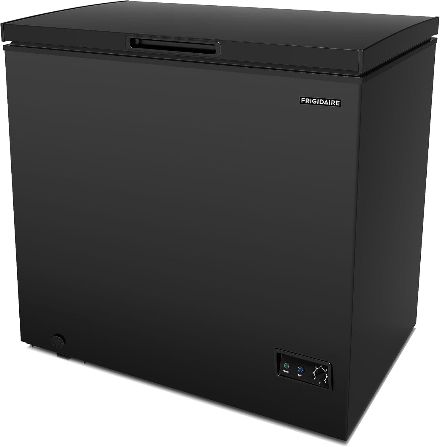 FRIGIDAIRE EFRF7003-BLACK Chest Deep Freezer, 7 Cu. Ft, Black Adjustable Thermostat-Removable Vinyl Coated Wire Basket-Easy Defrost Drain 7 cu ft - Image 5