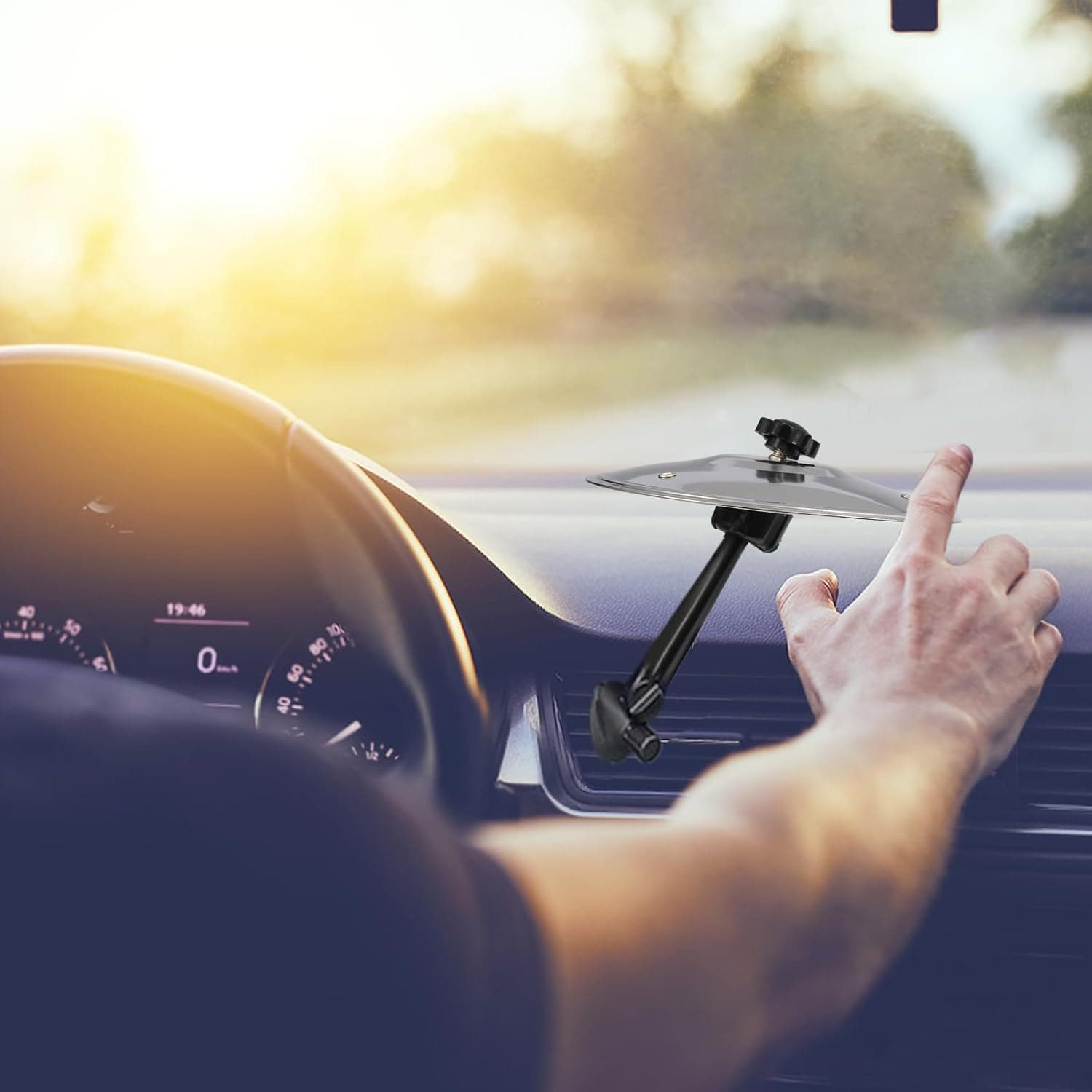 Car Cymbal Air Vent Car Crash Cymbal Air Vent Mini Drum Cymbal For Music Lovers - Image 7