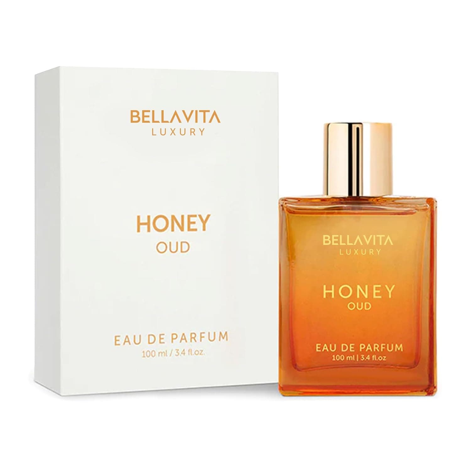 BellaVita Luxury Honey Oud Eau de Parfum (3.4 fl. oz.) | Patchouli, Vanilla, Bergamot, Floral & Spicy + Vegan Essentials Oils | Best gift for Valentine's Day | Long-Lasting Unisex Fragrance - Image 9