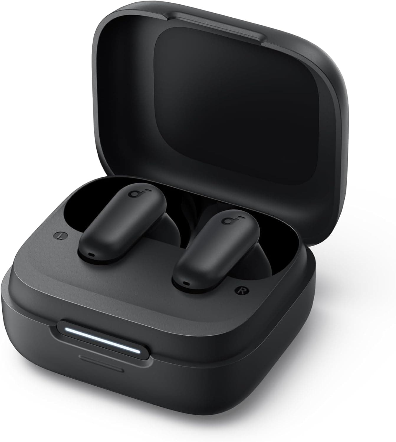 Soundcore P30i de Anker Auriculares Inalámbricos con Cancelación de Ruido, Cancelación de Ruido Fuerte e Inteligente, Graves Potentes, 45H de Tiempo de Reproducción, Estuche 2-en-1 y Soporte para Teléfono, IP54, Auriculares Inalámbricos, Bluetooth 5.4 (Negro) - Image 7