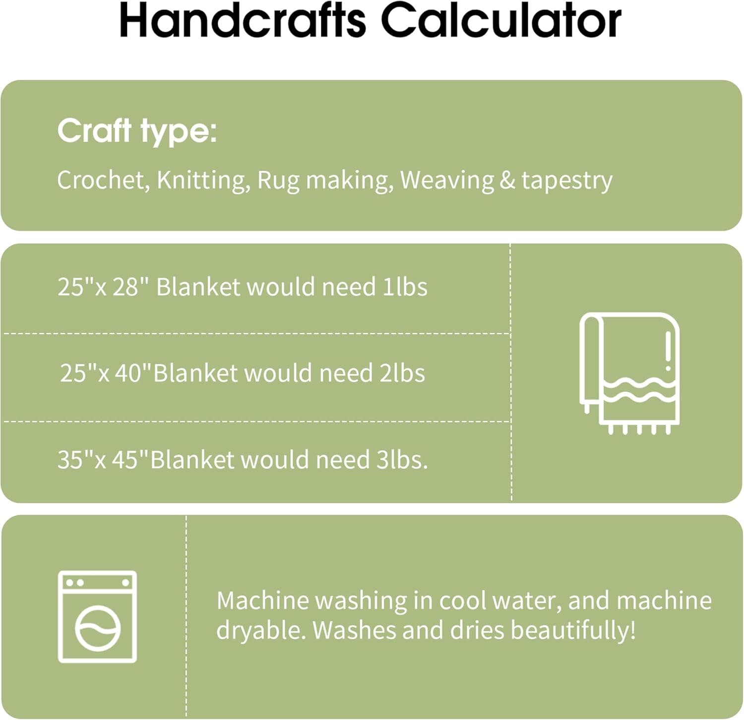 MABOZOO Tie Dye Chunky Yarn for Crocheting & Knitting, 8 Pack - Soft Plush Sage Green Fluffy Jumbo Chenille Yarn,Giant Thick Fuzzy Bulky(29 yds, 8 oz Each Skein) Sage Green 8 Pack - Image 8