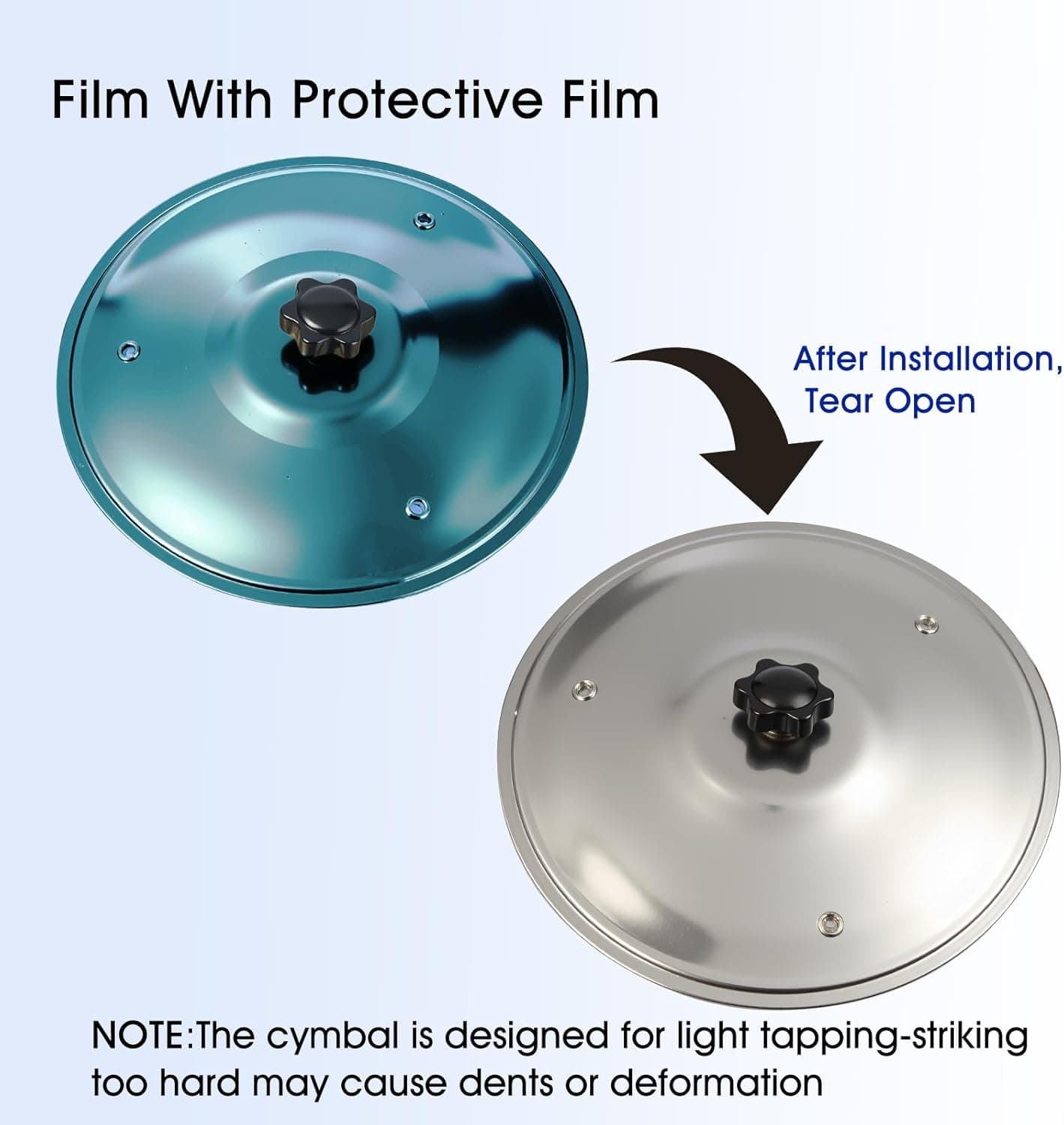 Car Cymbal Air Vent Car Crash Cymbal Air Vent Mini Drum Cymbal For Music Lovers - Image 8