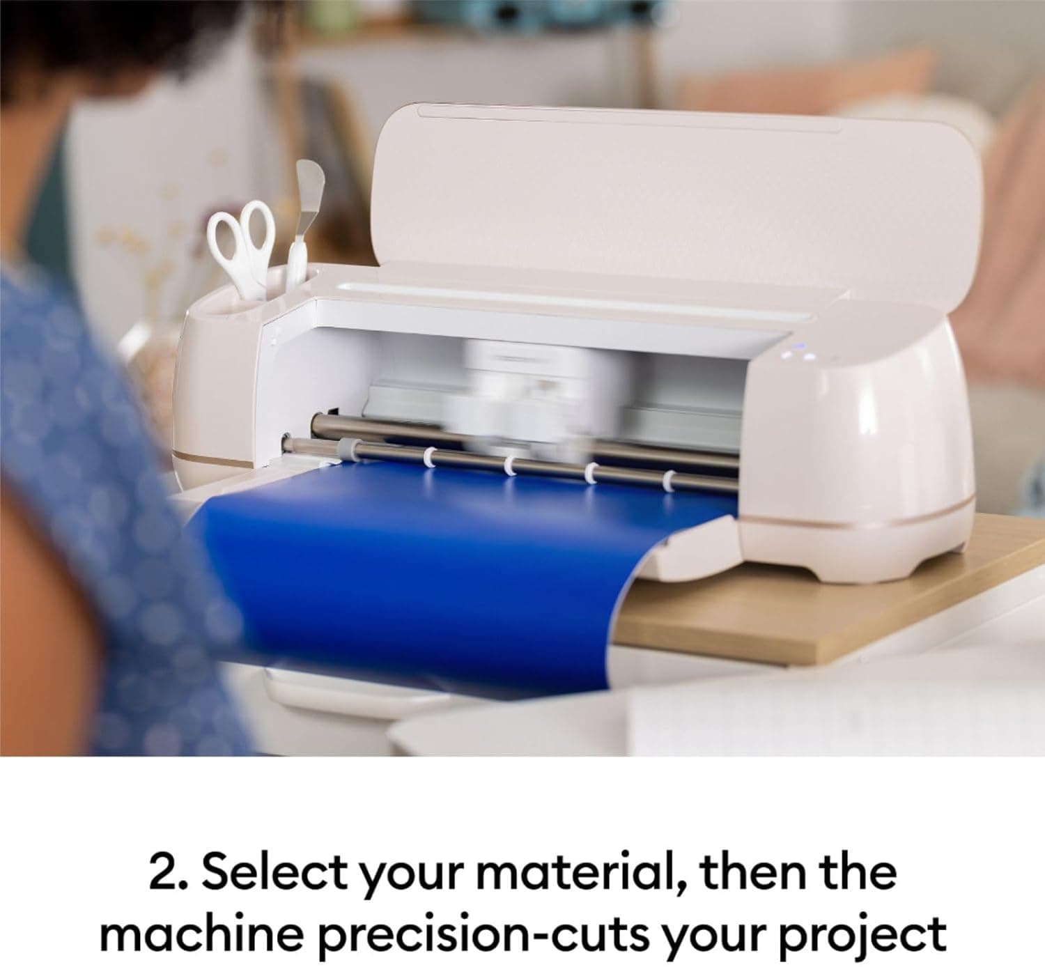 Cricut Maker 4 Die Cutting Smart Machine, Seashell (2011084) - Image 5