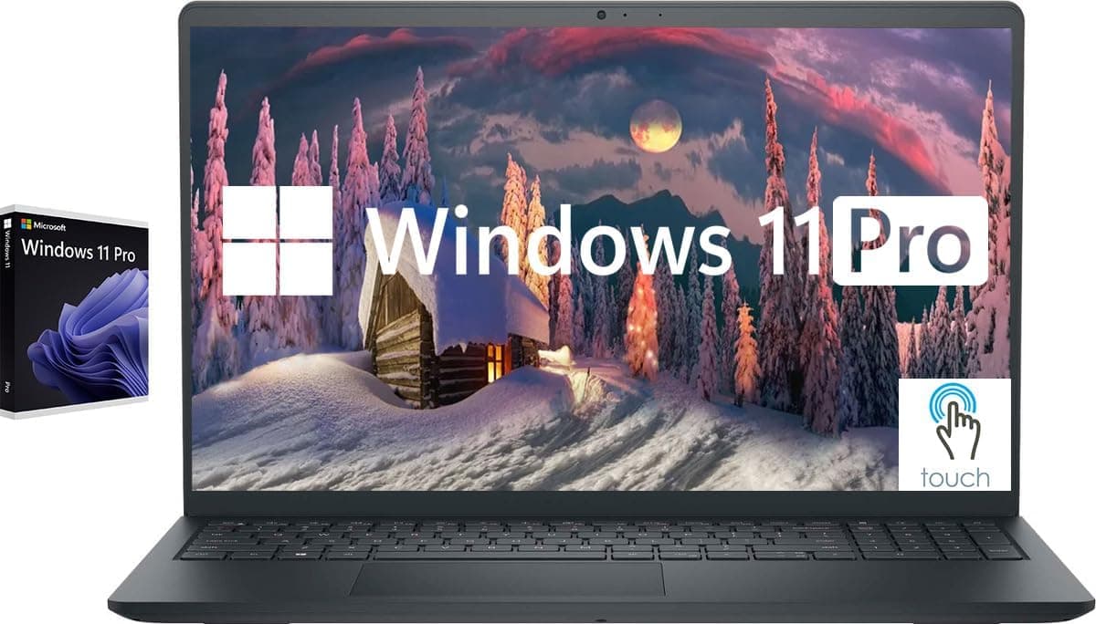 Dell Inspiron Touchscreen Laptop, 15.6" Business & Student Laptop Computer, Windows 11 Pro Laptop 32GB RAM 1TB SSD, Intel i5-1155G7 Processor, Full HD IPS Display, Numeric Keypad, HDMI, Carbon Black Intel i5-1155G7 32GB RAM | 1TB SSD - Image 2