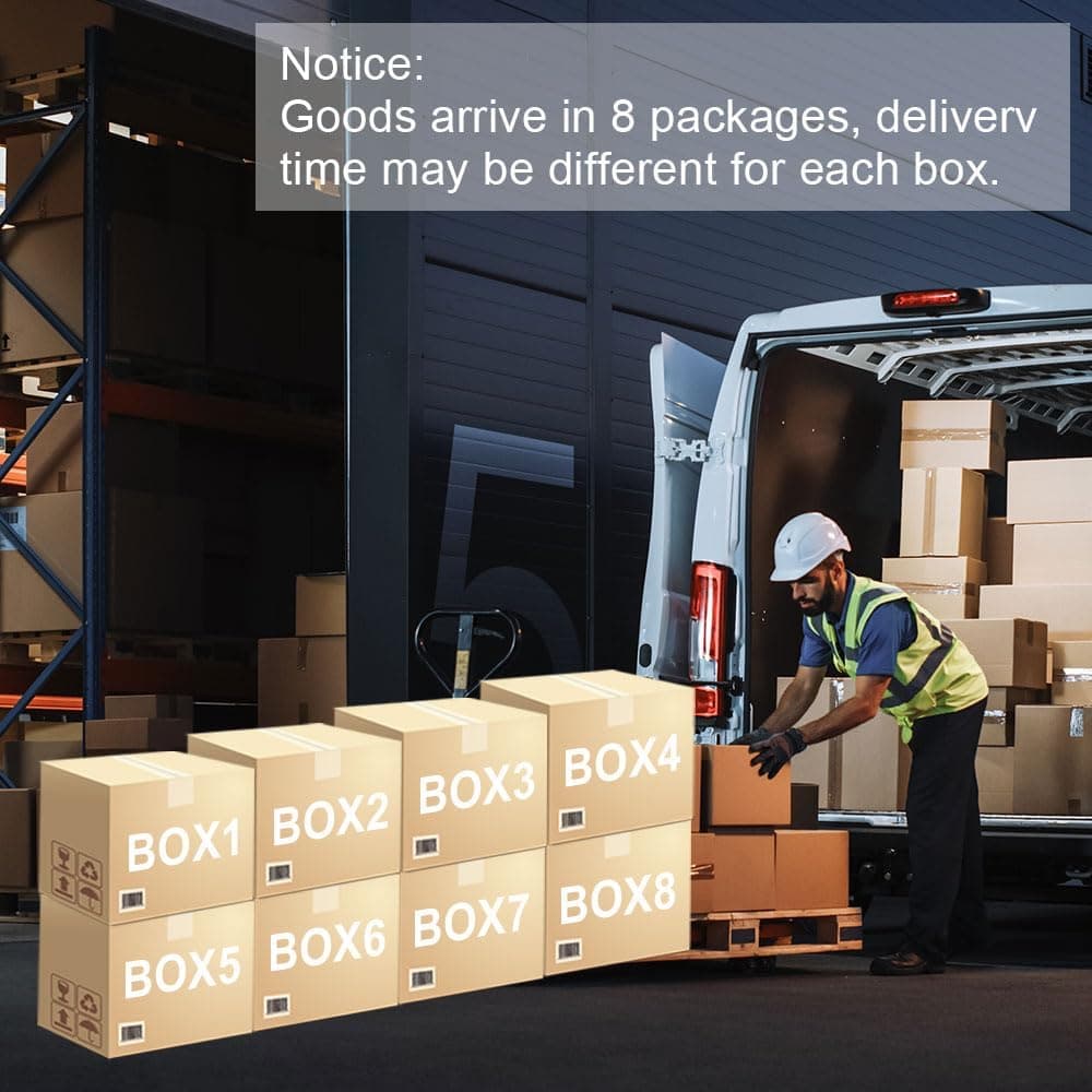 127" L-Shaped Sectional Couch with Movable Ottoman & 6 Throw Pillows,7 Seat Chenille Upholstered Sofa W/2 Cup Holder,USB Port & Hidden Storage Box,DIY Combination,for Living Room,Apartment,Beige Beige-2 127" - Image 16