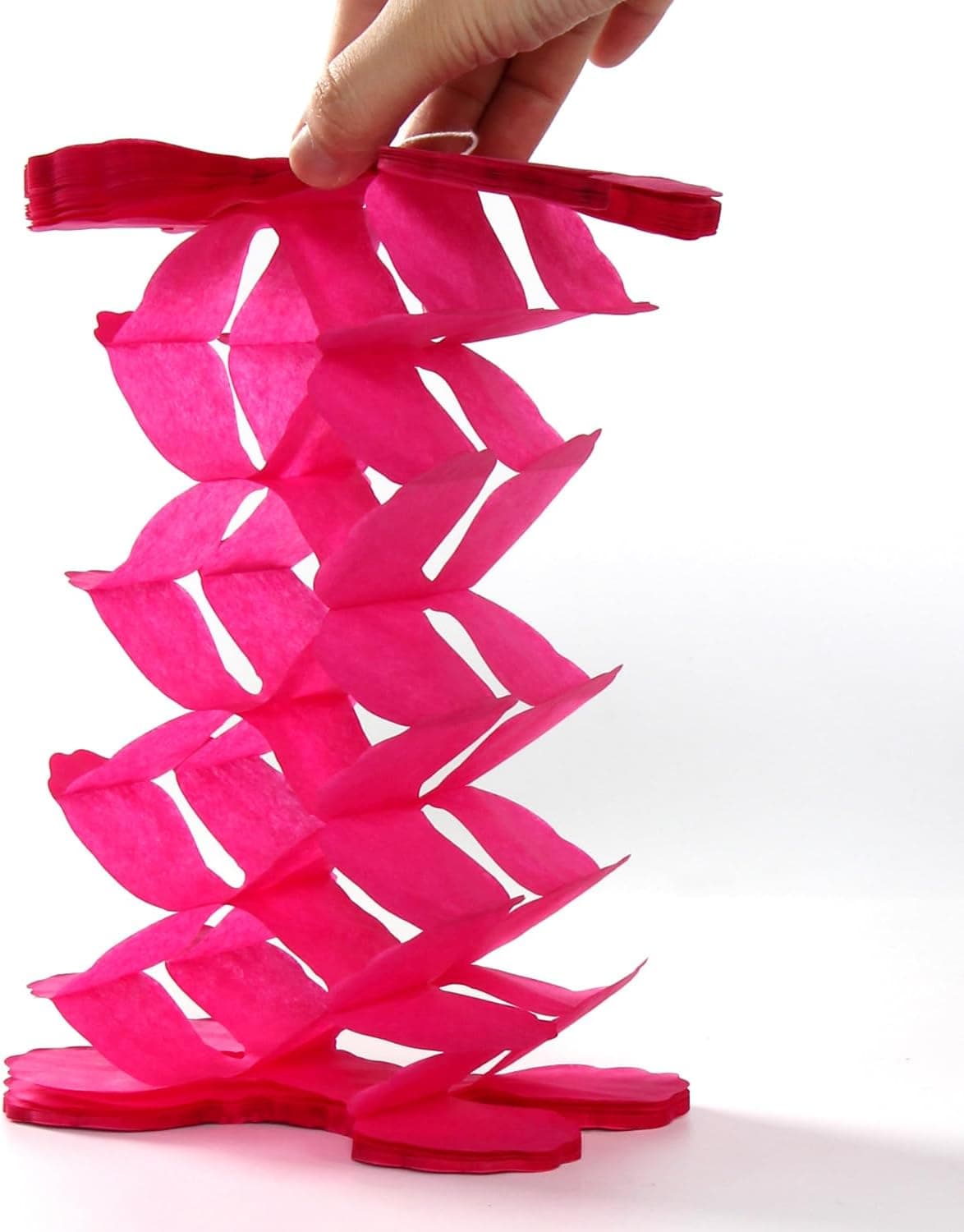 Amazon.com: Hot-Pink Burnt-Orange Fall Party-Decorations - 12pcs Streamers-Garland Birthday Baby Shower 4-Leaf Clover Paper Banners,Sunset Autumn Thanksgiving Bridal Wedding Graduation Backdrop Decor Ouruola : Home & Kitchen - Image 5