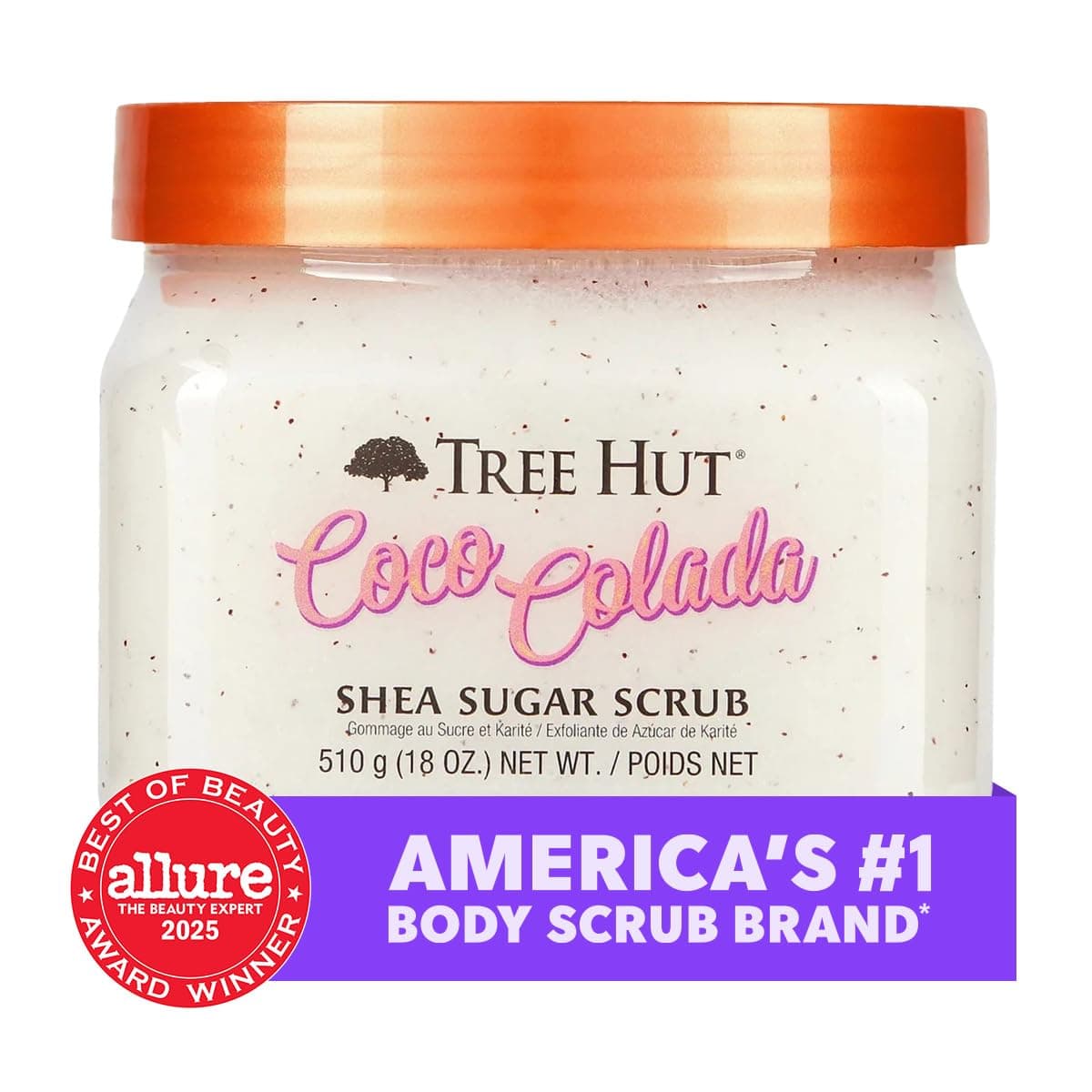 Tree Hut Coco Colada Shea Sugar Scrub, 18 oz, Ultra Hydrating and Exfoliating Scrub for Nourishing Essential Body Care - Image 4