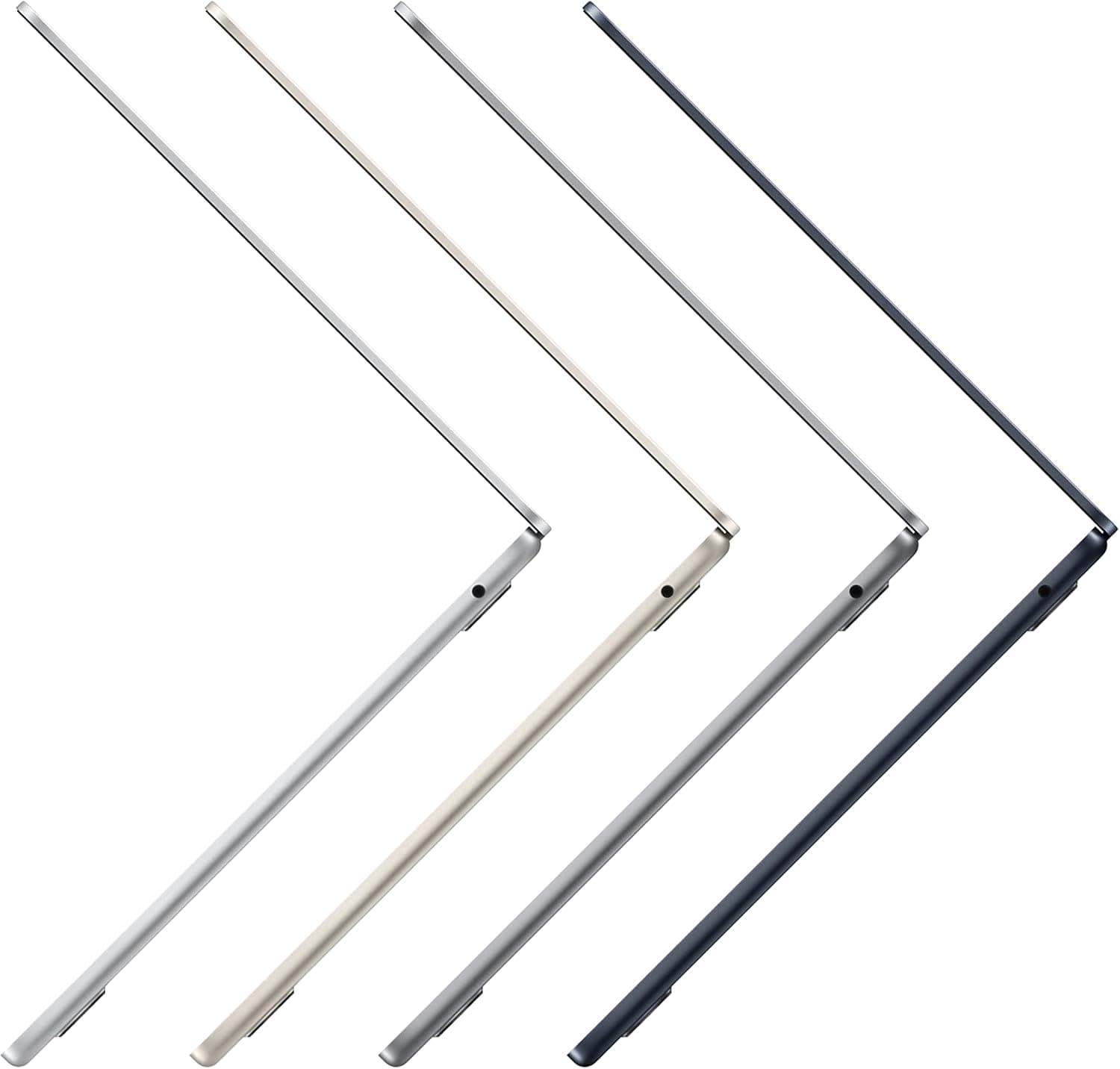 Apple 2022 MacBook Air Laptop with M2 chip: Built for Apple Intelligence, 13.6-inch Liquid Retina Display, 16GB RAM, 256GB SSD Storage, Backlit Keyboard, 1080p FaceTime HD Camera; Silver 16GB Unified Memory, 256GB SSD Storage Silver without AppleCare+ - Image 3