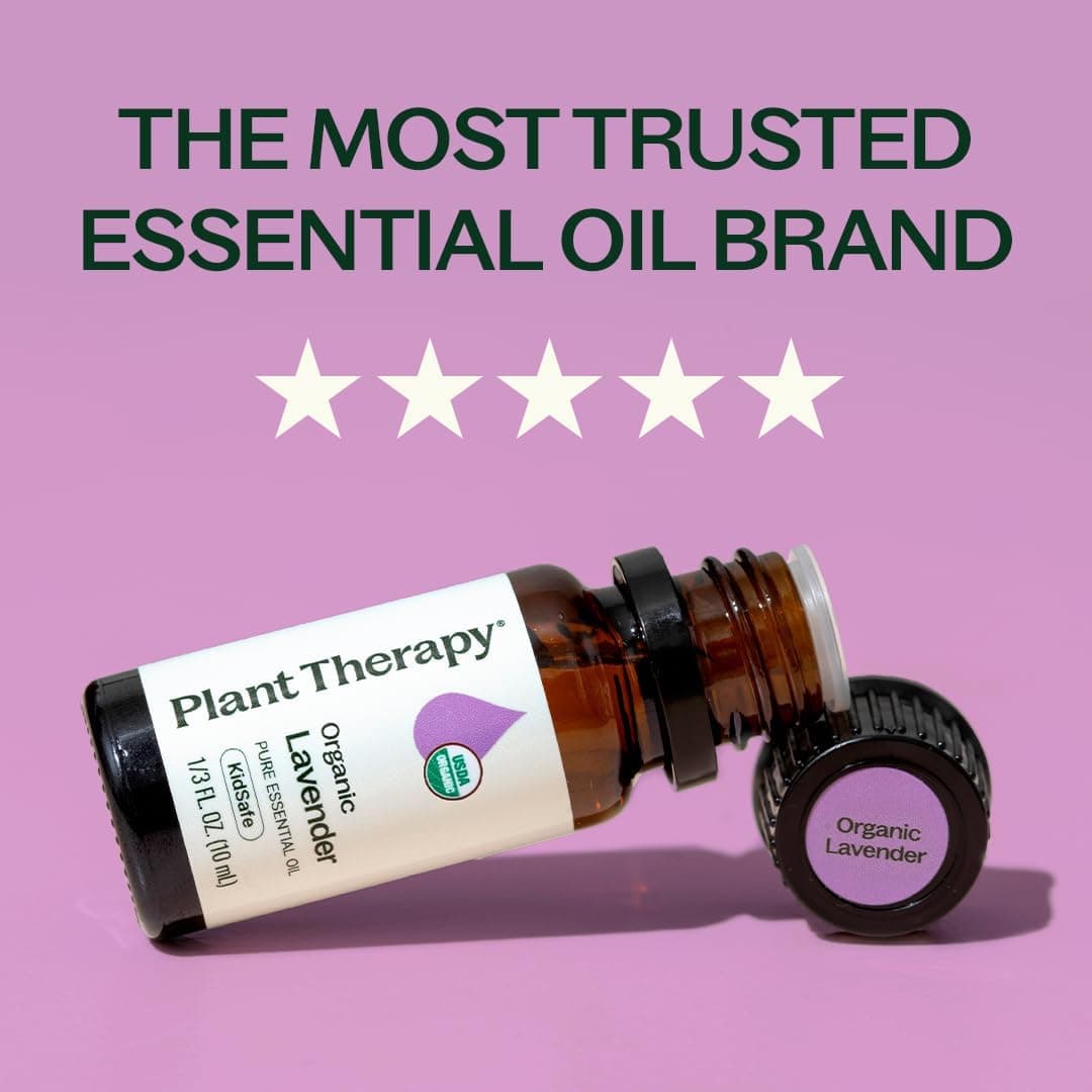 Plant Therapy Organic Lavender Essential Oil 100% Pure, USDA Certified Organic, Undiluted, Natural Aromatherapy, Therapeutic Grade 10 mL (1/3 oz) 0.33 Fl Oz (Pack of 1) - Image 3