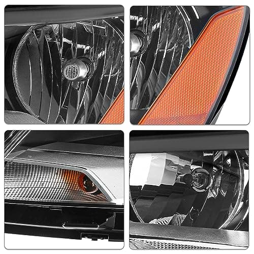 SOCKIR Halogen 6 Pin Headlight Assembly Replacement for 2012-2015 Volkswagen Passat OE Replacement Headlamp Left/Driver Side (LH) - Image 4