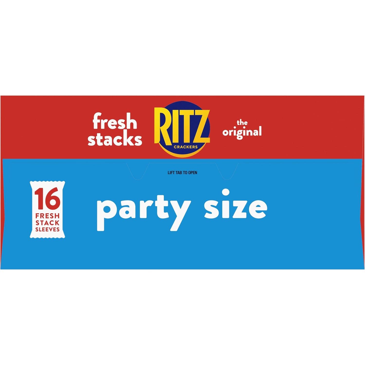 RITZ Fresh Stacks Original Crackers, Party Size, Christmas Stocking Stuffers, Holiday Crackers, 23.7 oz (16 Stacks) Original 23.7 Ounce (Pack of 1) - Image 19