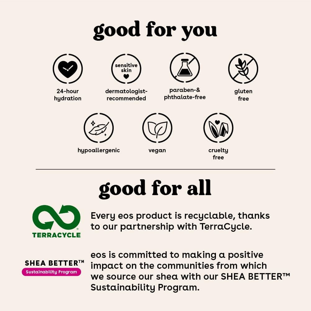 eos Cashmere Body Oil, Vanilla Cashmere, 24 Hour Moisture, Plant-Based Squalane to Soothe, Soften And Smooth Dry Skin, Body Oil, 6 fl oz - Image 9