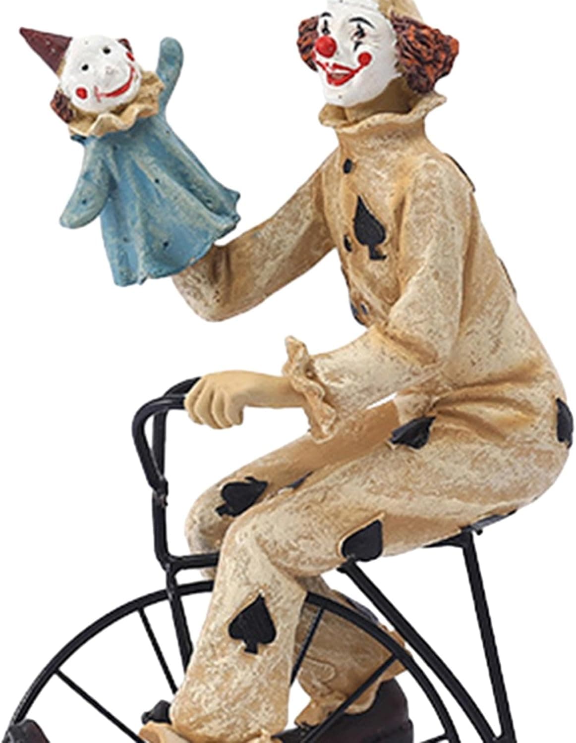 Clown Figurine Clown Statue Sculpture Collection Statuette Desk Ornament for Table Centerpiece Cabinet Dining Room Decor Gift, Style C - Image 6