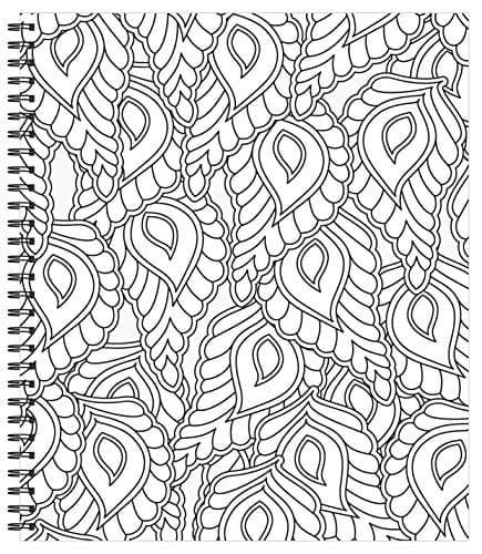 Large Print Easy Color & Frame - Calm (Stress Free Coloring Book) - Image 5