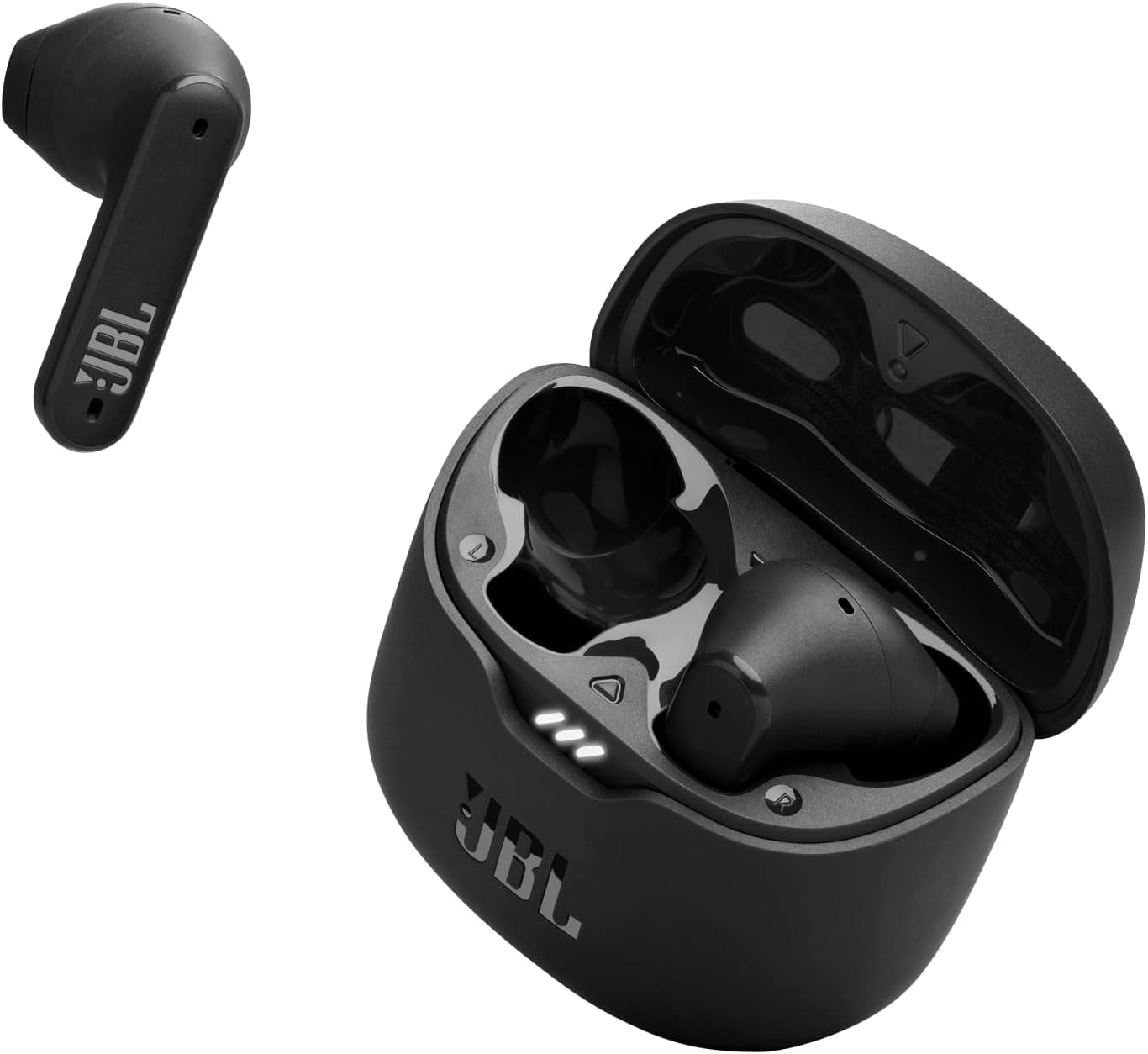 JBL Tune Flex - True Wireless Noise Cancelling Earbuds (Black), Small Black Small Earbuds - Image 6