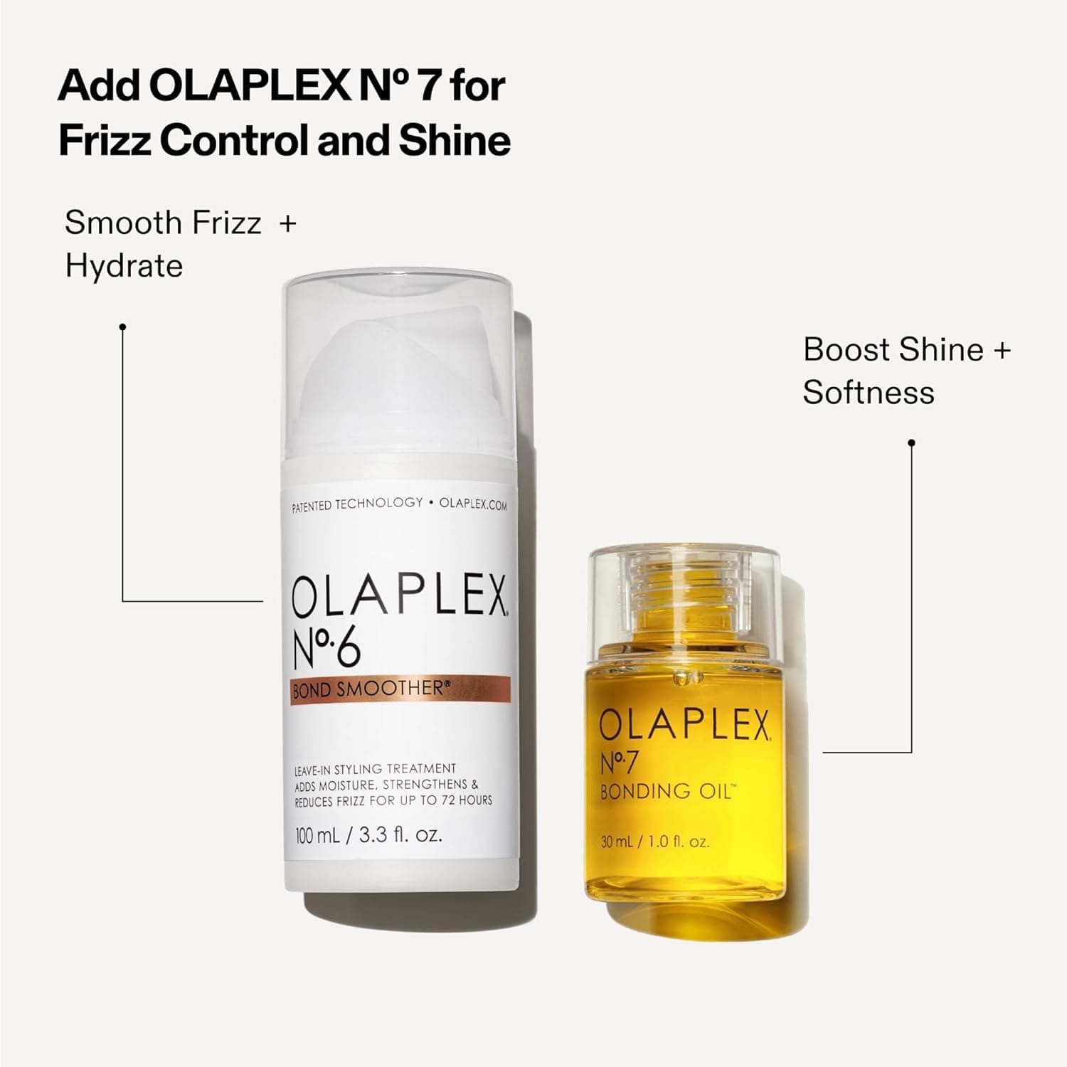 Olaplex Nº. 6 Bond Smoother: Leave-In Styling Treatment | Smooths, Conditions, & Strengthens | Frizz Control for Up to 72 Hours | For Coily, Curly, Straight, and Wavy, 100 mL / 3.3 Fl. Oz. - Image 9
