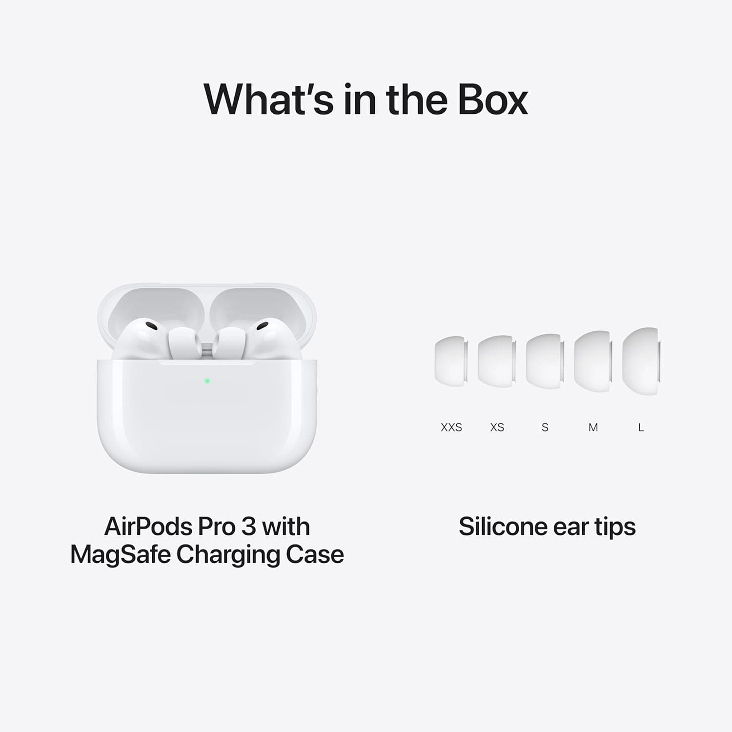 Apple AirPods Pro 3 Wireless Earbuds, Active Noise Cancellation, Live Translation, Heart Rate Sensing, Hearing Aid Feature, Bluetooth Headphones, Spatial Audio, High-Fidelity Sound, USB-C Charging - Image 7