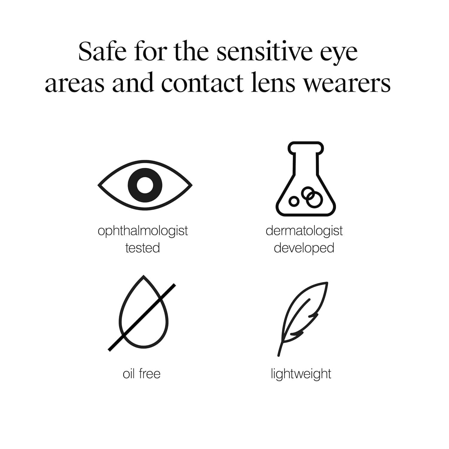 Neutrogena Gentle Oil-Free Eye Makeup Remover & Cleanser for Sensitive Eyes, Non-Greasy Makeup Remover, Waterproof Mascara Remover, Dermatologist & Ophthalmologist Tested, 8 fl. oz 8 Fl Oz (Pack of 1) - Image 8