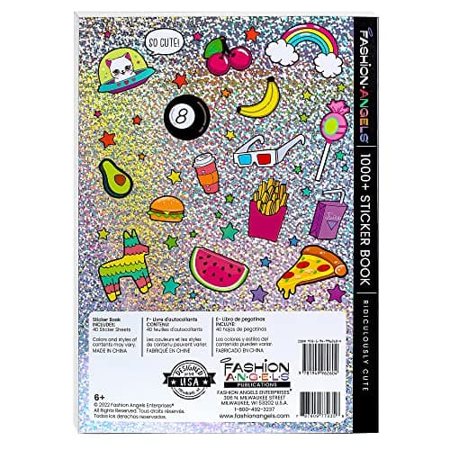Fashion Angels 1000+ Ridiculously Cute Stickers for Kids - Fun Craft Stickers for Scrapbooks, Planners, Gifts and Rewards, 40-Page Sticker Book for Kids Ages 6+ and Up - Image 4
