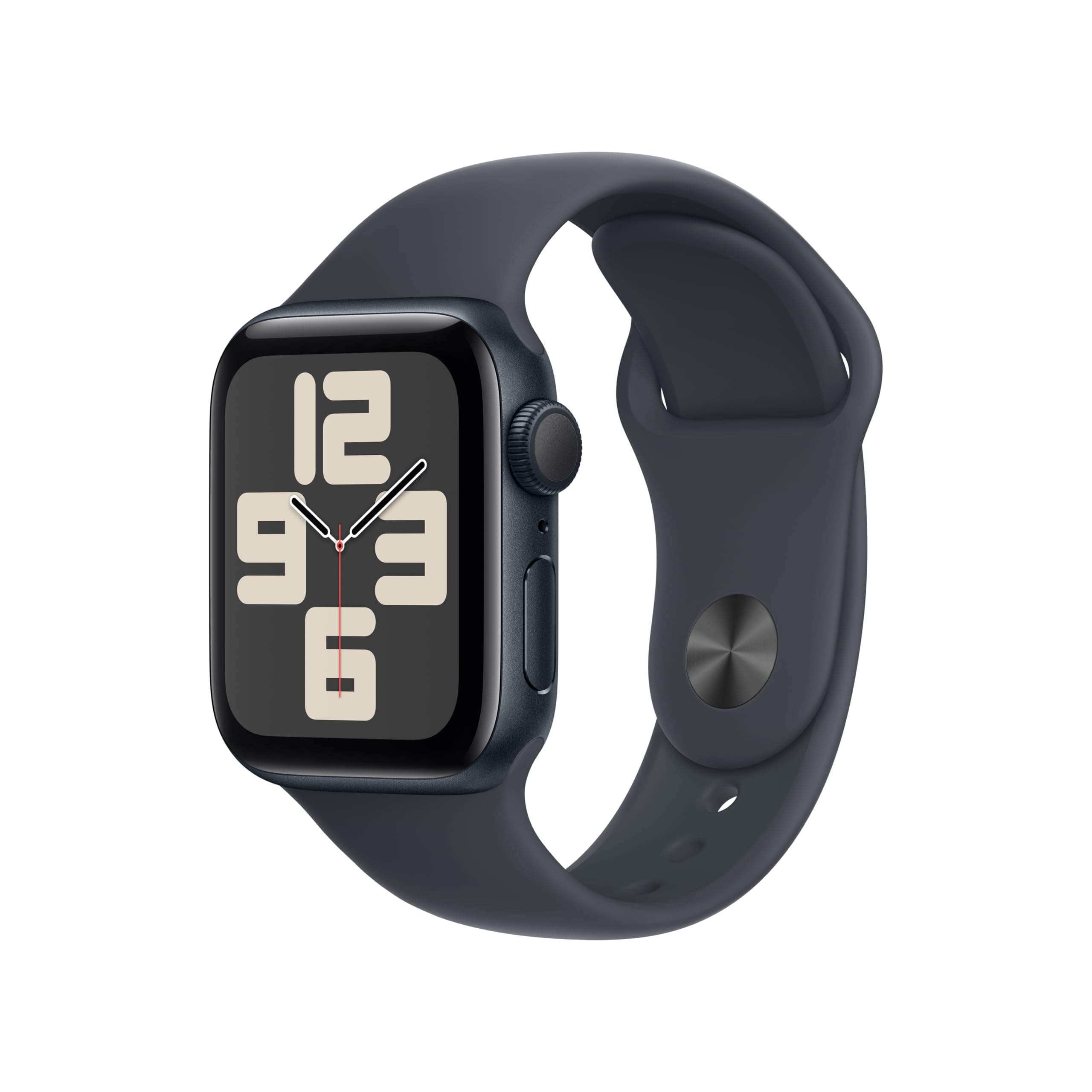 Apple Watch SE (2ª Gen) [GPS 40mm] Reloj Inteligente con Caja de Aluminio Medianoche y Correa Deportiva Medianoche S/M. Monitores de Fitness y Sueño, Detección de Accidentes, Monitor de Frecuencia Cardíaca, Pantalla Retina Caja de Aluminio Medianoche con Correa Deportiva Medianoche 40mm + Correa Pequeña/Mediana GPS Sin AppleCare+