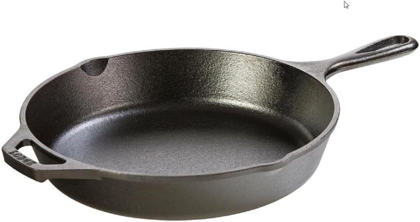 Lodge 10.25 Inch Cast Iron Skillet – Pre-Seasoned Frying Pan with Teardrop Handle – Oven, Stovetop, Grill & Campfire Use – Made in USA – Durable, Non-Toxic, Even-Heating Cookware – Black 1 Count - Image 2