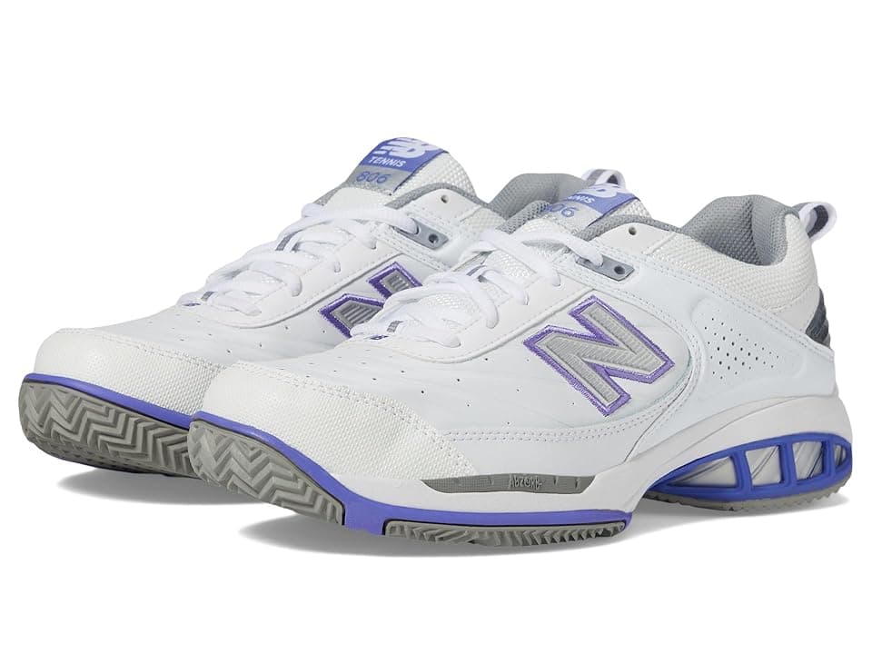 New Balance 806 Tennis Shoes Women's Tennis Shoes White : 11 2A - Narrow, Leather