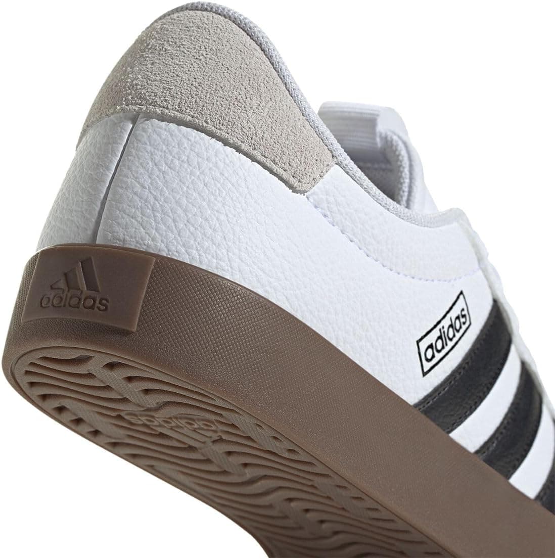 adidas Women’s VL Court 3.0 Sneaker 6.5 White/Black/Grey - Image 10