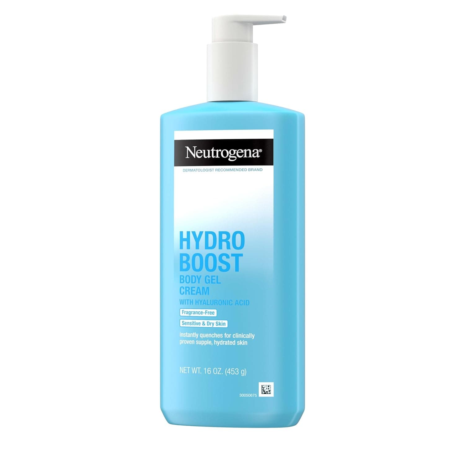 Neutrogena Hydro Boost Body Moisturizing Gel Cream with Hyaluronic Acid, Non-Greasy & Fast Absorbing, Lightweight Hydrating Body Lotion for Normal to Dry Skin, Fragrance-Free, 16 oz 16 Fl Oz (Pack of 1) - Image 9