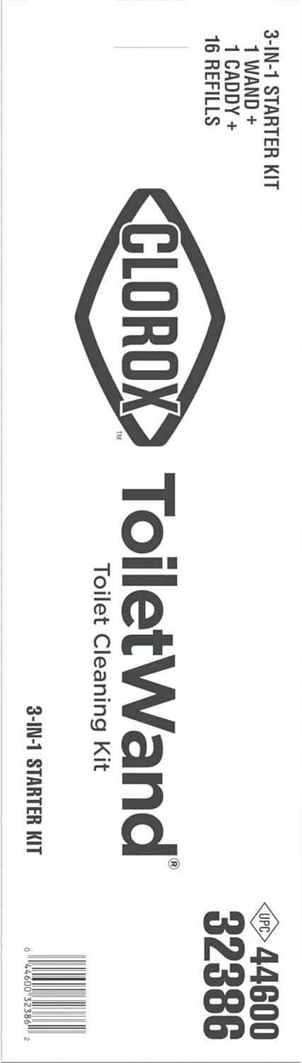 CLOROX ToiletWand Toilet Bowl Cleaner- Toilet Brush, Storage Caddy and 16 Disinfecting Refill Heads 1 Count (Pack of 1) - Image 12