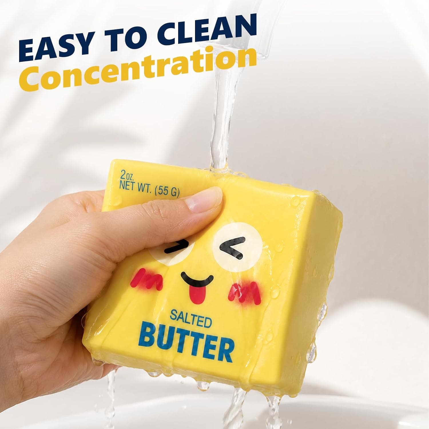 Amazon.com: CKXMHM New Upgraded Smile Face Butter Squishy Toys, Slow Rebound Dumpling Squishy, Soft Stretchy Sensory Squeeze Toys, Stress Relief Fidget Toys, Office Desk Toys & Daily Leisure Gifts (Smiley) : Toys & Games - Image 7
