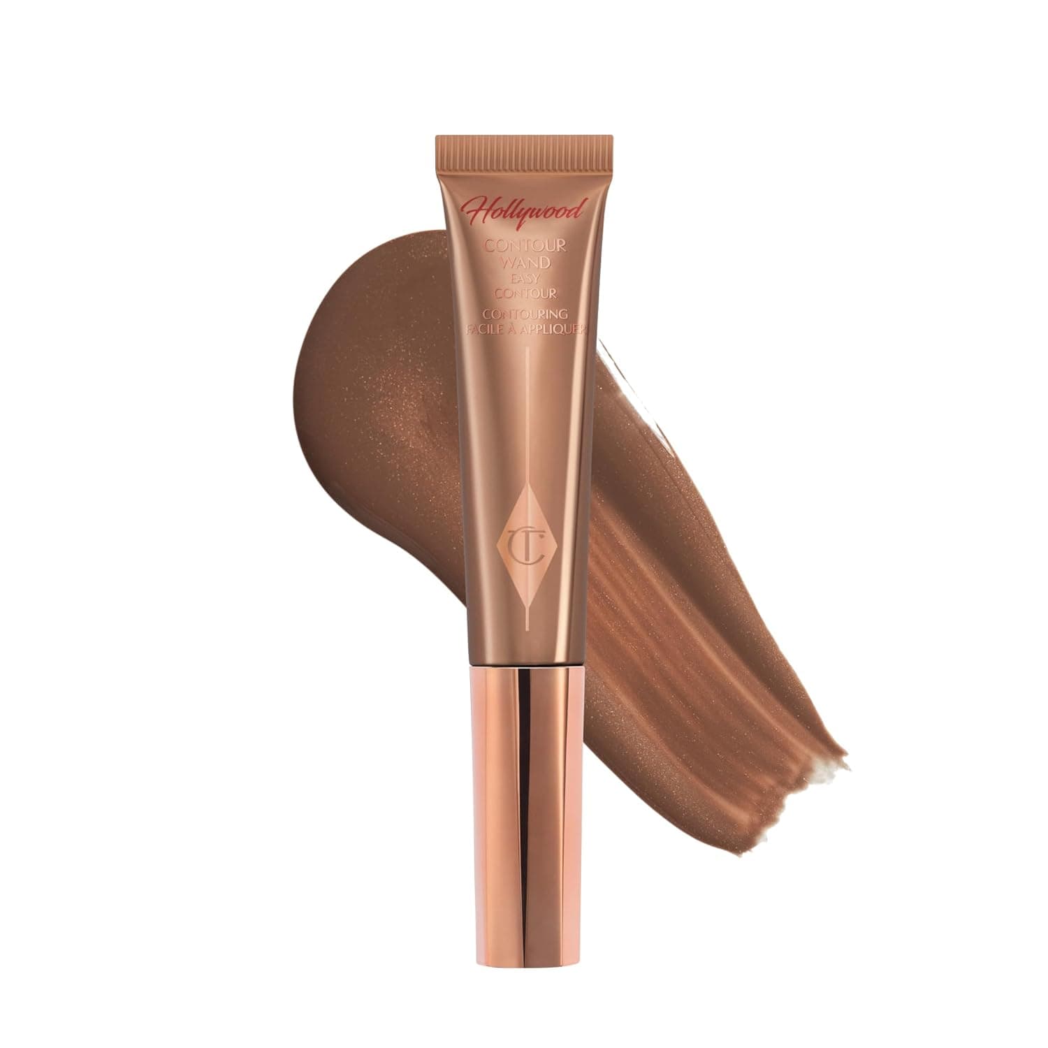 Charlotte Tilbury Hollywood Liquid Contour Wand - Easy-to-Use Contour Stick & Liquid Bronzer for Sculpting & Shaping - Leaves a Natural-Looking Sculpted Finish 02 Fair/Medium - fair-medium with cool neutral undertones - Image 2