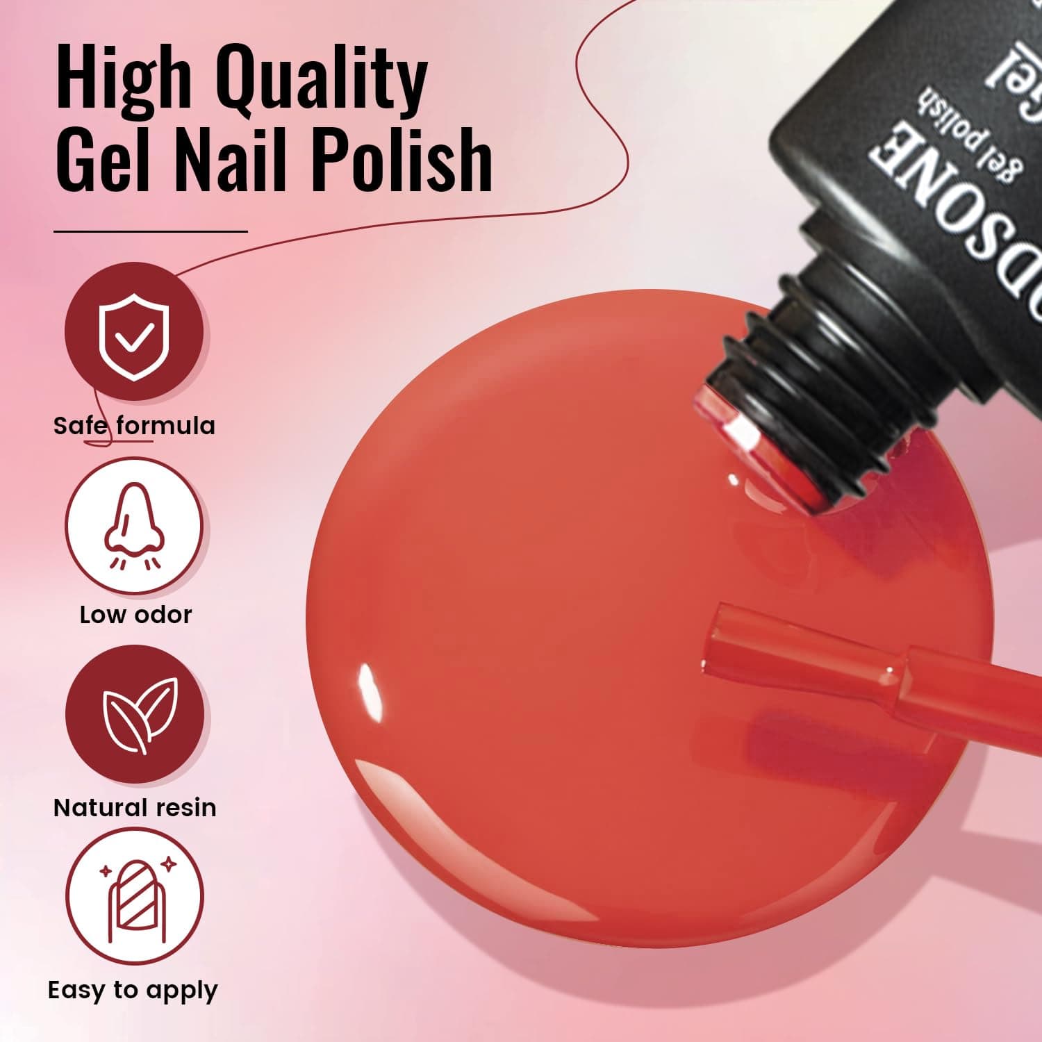 JODSONE Gel Nail Polish Kit na may U V Light 32 Kulay Gel Polish Nail + 4 Functional Adhesive Bottles Kit Soak Off Manicure Tools Regalo para sa Kababaihan classic series - Image 7