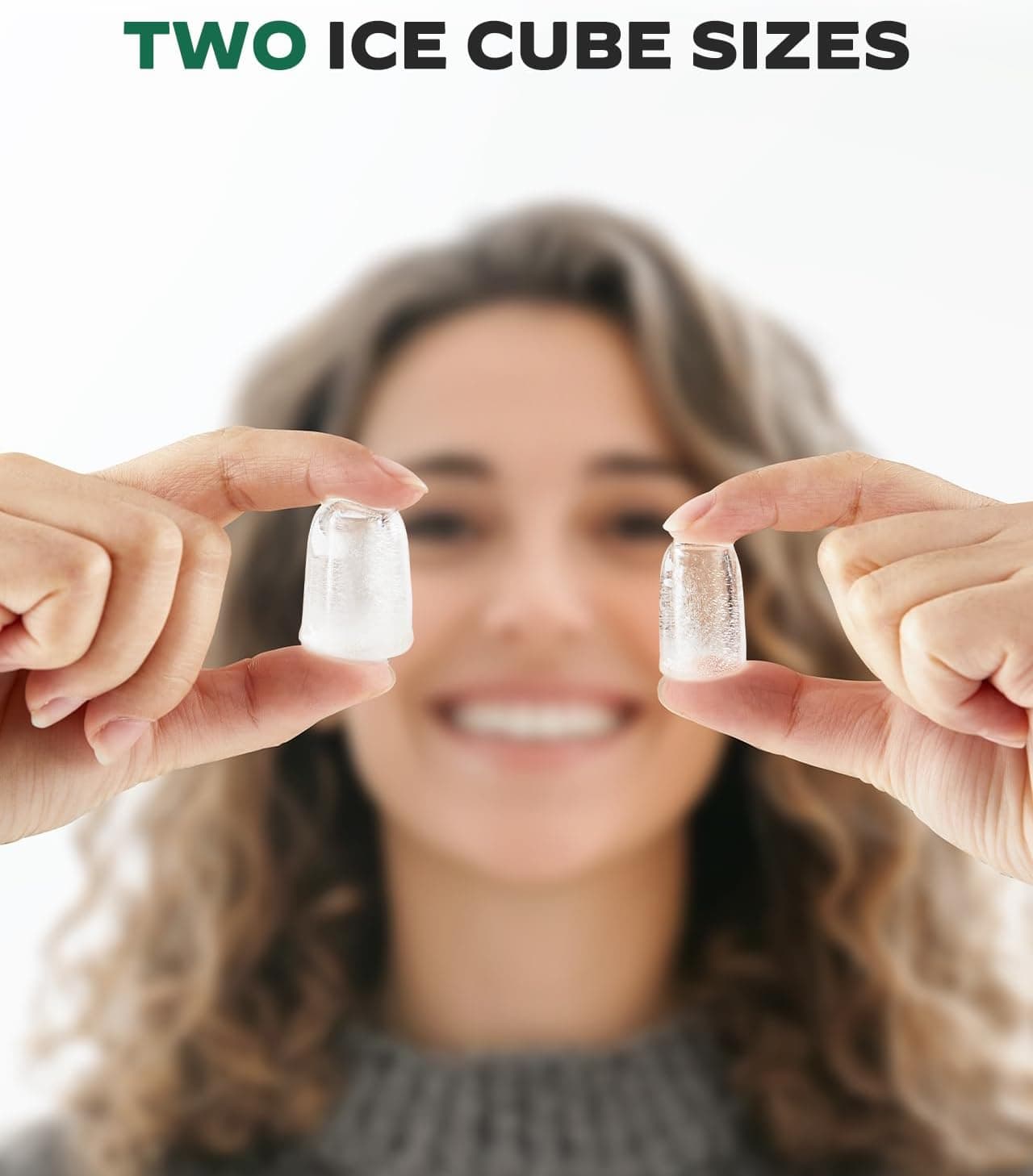 Silonn Countertop Ice Maker with Expanding Ice Basket, 9 Cubes in 6 Mins, 2.5L Ice Basket, Self-Cleaning Ice Maker with LED Touch Control, 2 Bullet Ice Sizes for Home, Kitchen, Office Black with Expanding Ice Basket - Image 9