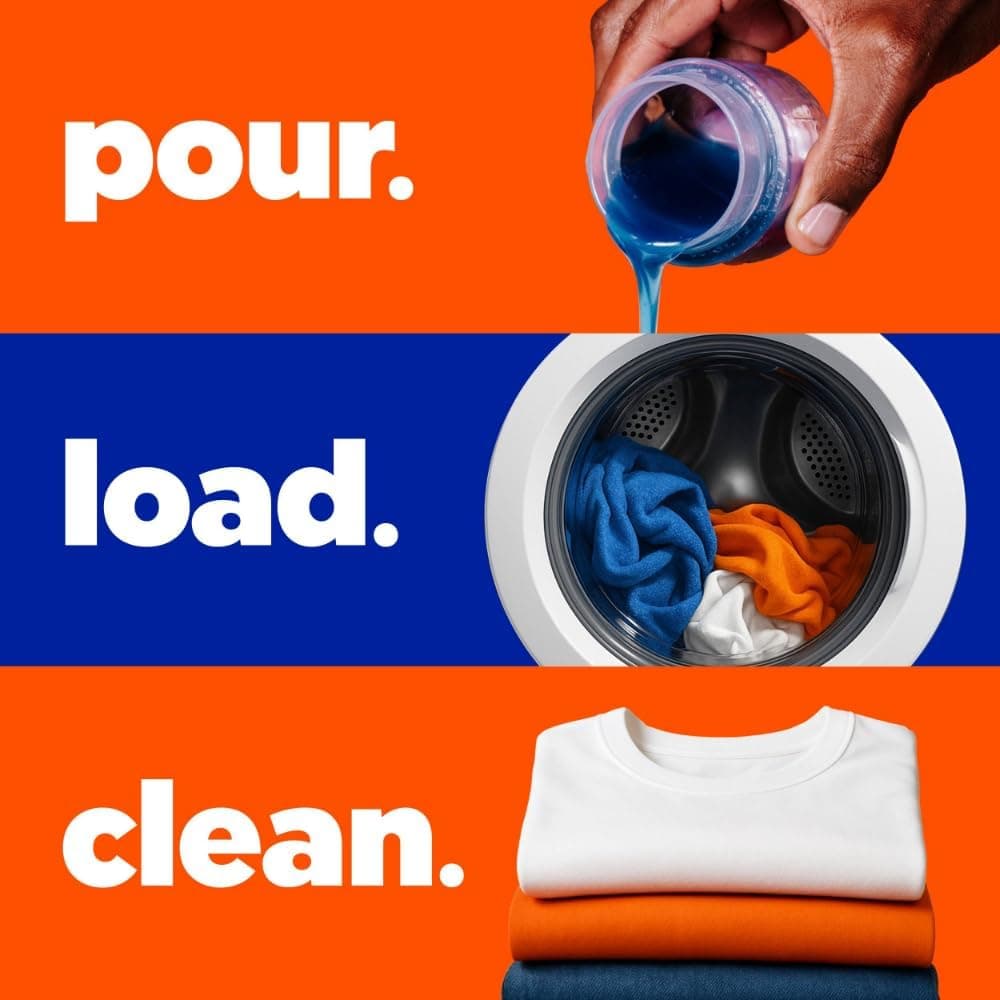 Tide Liquid Laundry Detergent, Original Scent, 80 fl oz, 64 Loads, Boosted Clean Even in Cold Water with Concentrated Washing Soap 80 Fl Oz (Pack of 1) - Image 11