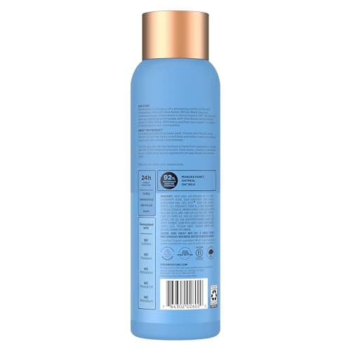 SheaMoisture Manuka Honey Oatmeal Body Wash Smooth & Exfoliating Smooth and Exfoliating body wash for 24H Visible Moisture for Healthy, Glowing Skin 18 oz - Image 2