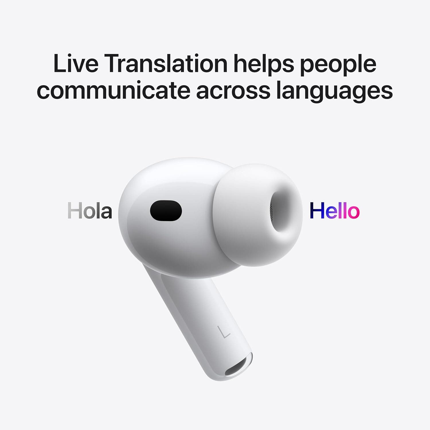 Amazon.com: Apple AirPods Pro 3 Wireless Earbuds, Active Noise Cancellation, Live Translation, Heart Rate Sensing, Hearing Aid Feature, Bluetooth Headphones, Spatial Audio, High-Fidelity Sound, USB-C Charging : Electronics - Image 5