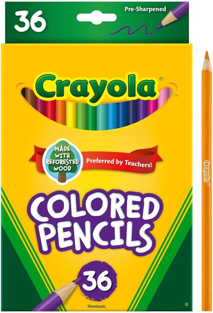 Crayola Colored Pencils (36ct), Kids Pencils Set, Arts & Crafts Supplies, Coloring Book Pencils, Gifts for Kids & Toddlers, Ages 3+ - Image 2