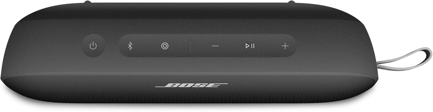 Bose SoundLink Flex Bluetooth Speaker (2nd Gen) - Portable Outdoor Speaker with Hi-Fi Audio, Waterproof and Dustproof, USB-C, Up to 12 Hours Battery Life, Black - Image 4