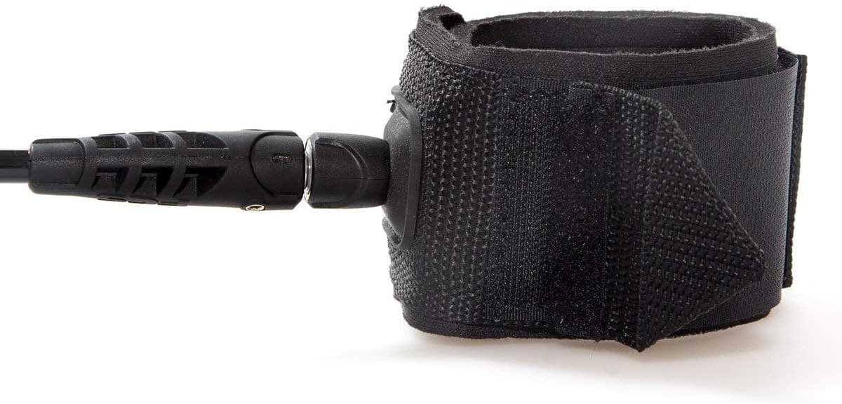 Classic Competition Leash by FCS Black Tranquil Blue 6' - Image 5