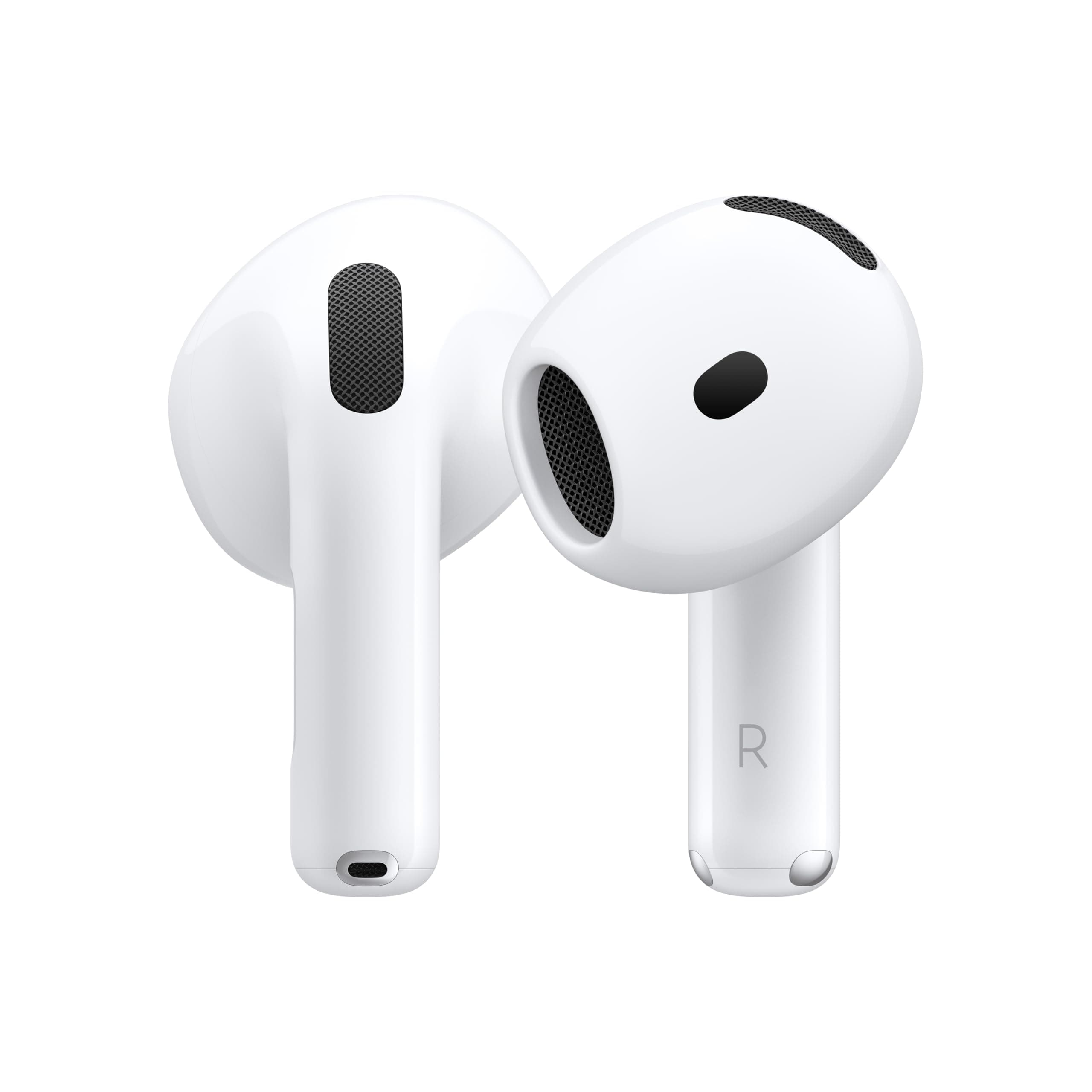 Apple AirPods 4 Wireless Earbuds, Bluetooth Headphones, with Active Noise Cancellation, Adaptive Audio, Transparency Mode, Personalized Spatial Audio, USB-C Charging Case, Wireless Charging, H2 Chip Without AppleCare+
