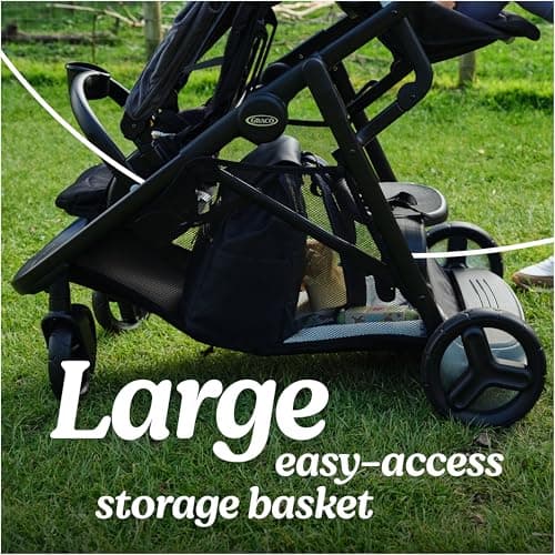 Graco Ready2Grow 2.0 Double Stroller Features Bench Seat and Standing Platform Options, Rafa - Image 5