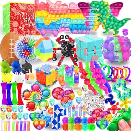 Fidget Toys Set, 160 Pack Sensory Toys Party Favors Kids Autism Autistic Children, Classroom Treasure Box Chest Prizes Pinata Stuffer Gifts Small Mini Bulk Toy Carnival ADHD - Image 4