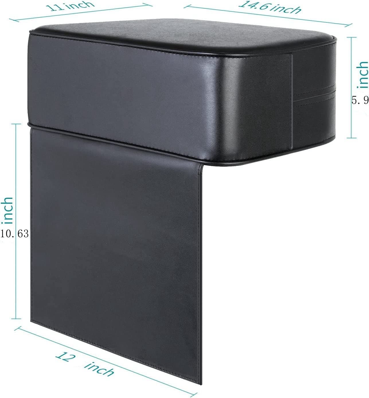 YOSHIKO Salon Booster Seat Cushion for Hair Cutting Salon Leather Pads, Boat Booster seat Cushion, Styling Chair Seat Booster, Barber Beauty Salon Spa Equipment Black Medium Size - Black - Image 5