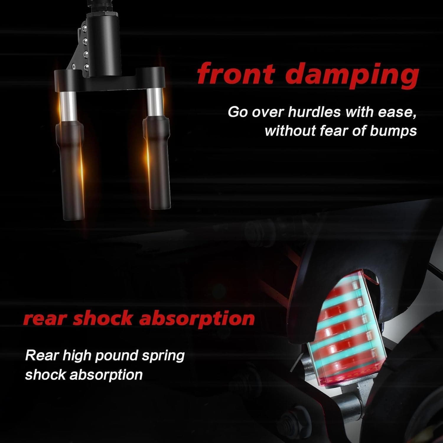 10inch Adult Electric Scooter with Seat,3200W Dual Motor with NFC, Smart 4.8-inch Large Screen Center Control, Top Speed 45 MPH & 62 Miles Range,Shipped from USA - Image 5