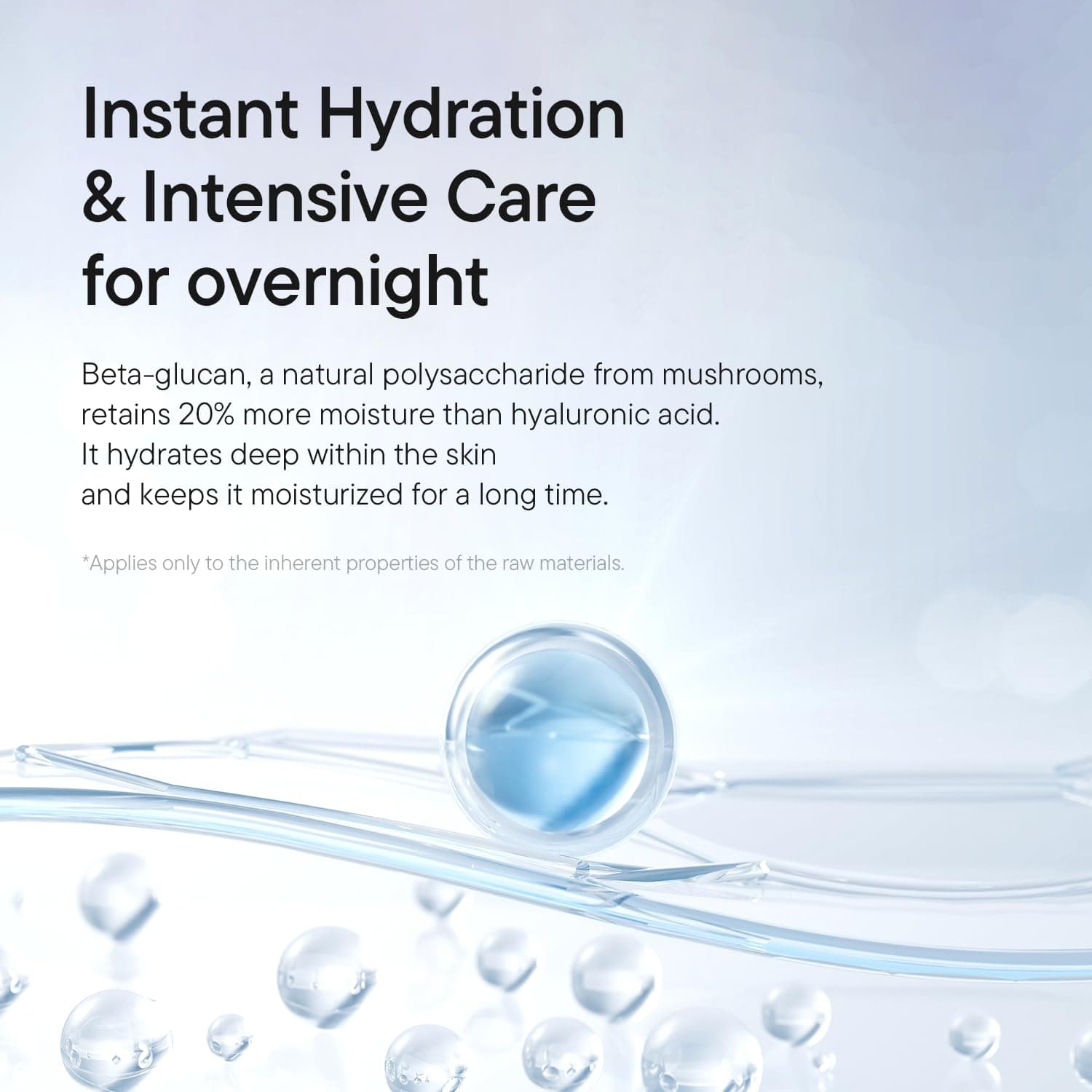 IUNIK Beta-Glucan Power Deep Moisture Vegan Serum Intense Hydration Mushroom Yeast Extracts Naturally-derived - Dry Mature Sagging Sensitive Skin Cell Regenerating Lifting Korean Skincare 1.71 Fl Oz (Pack of 1) - Image 4