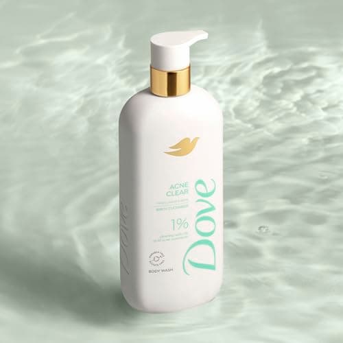 Dove Serum Body Wash Acne Clear for troubled skin with Salicylic Acid 18.5 Fl Oz - Image 6