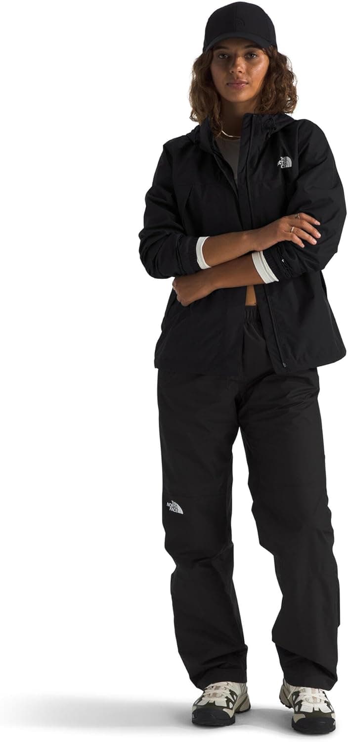 THE NORTH FACE Womens Antora Waterproof Breathable Rain Coat X-Large Tnf Black - Image 3