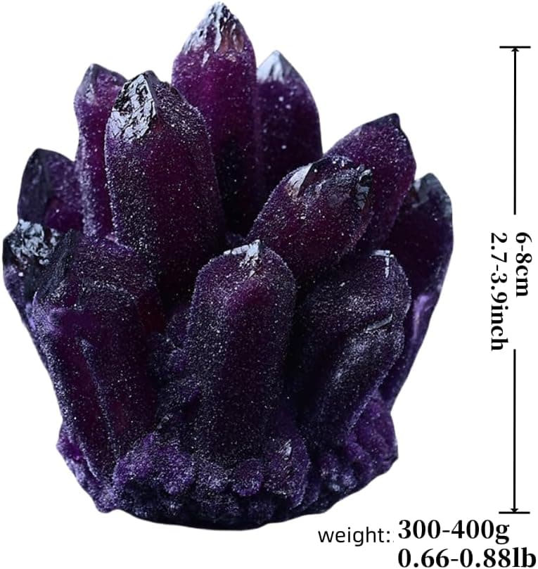 Large Amethyst Crystal Cluster，Real Crystals ，raw Crystal Cluster， Amethyst Stone ，Large Crystals Cluster for Home Decor - Image 4