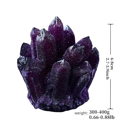 Large Amethyst Crystal Cluster，Real Crystals ，raw Crystal Cluster， Amethyst Stone ，Large Crystals Cluster for Home Decor - Image 2